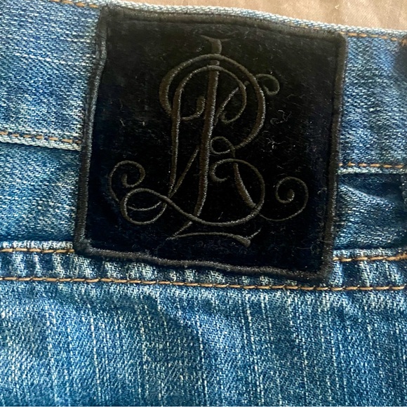 Lauren Jeans Co. Premium Floral Embroidered Jeans SZ 10 - Picture 4 of 8